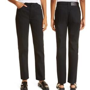 Frame Denim Jeans Frame Le Italien True Straight Jeans in Black. Size 26. NWOT